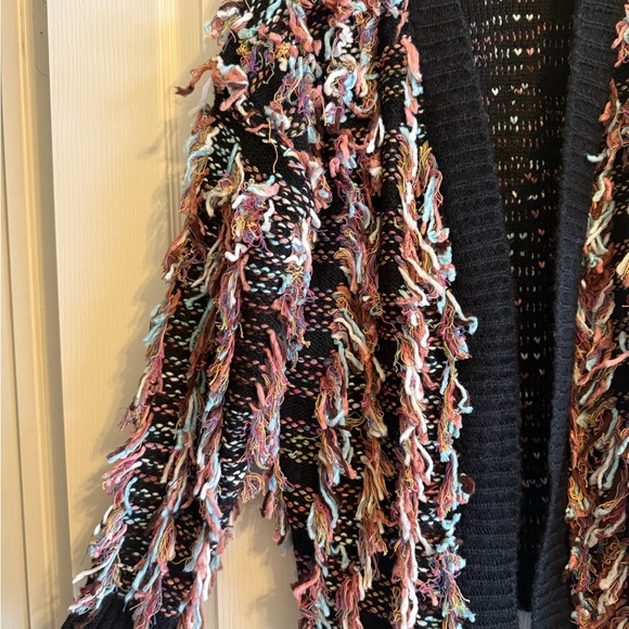 Love Riche Multicolor Fringe Open Cardigan - Picture 3 of 6